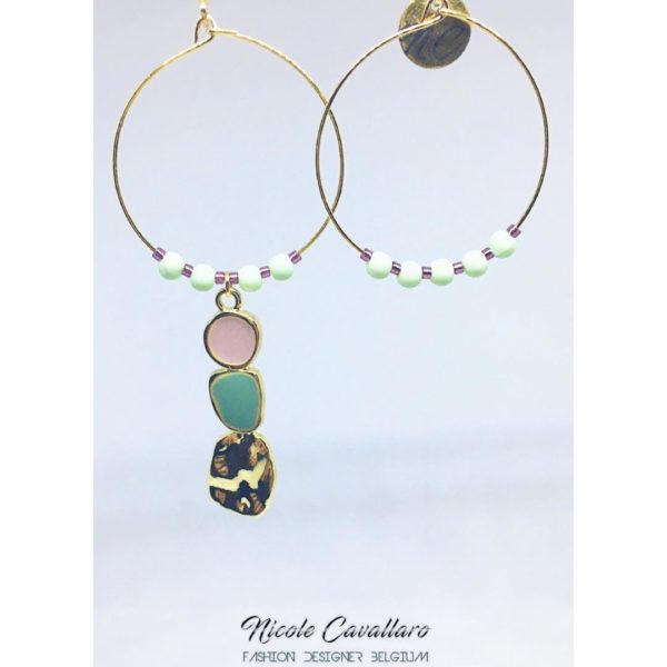 Boucles Goutte Email