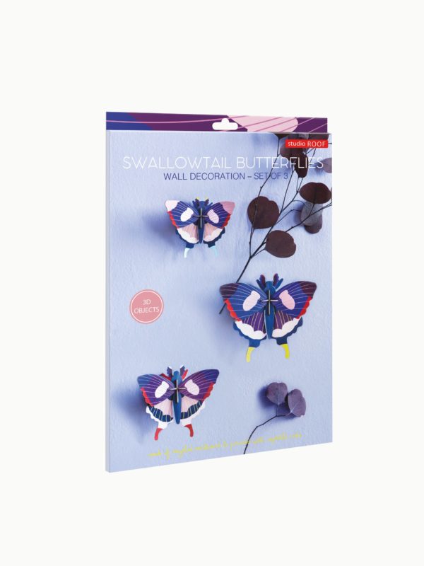 Set of 3 - Swallowtail butterflies – Image 3