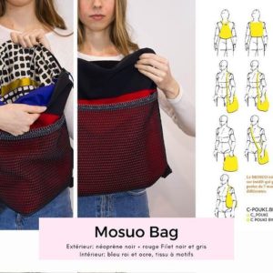 Sac mosuo noir/rouge