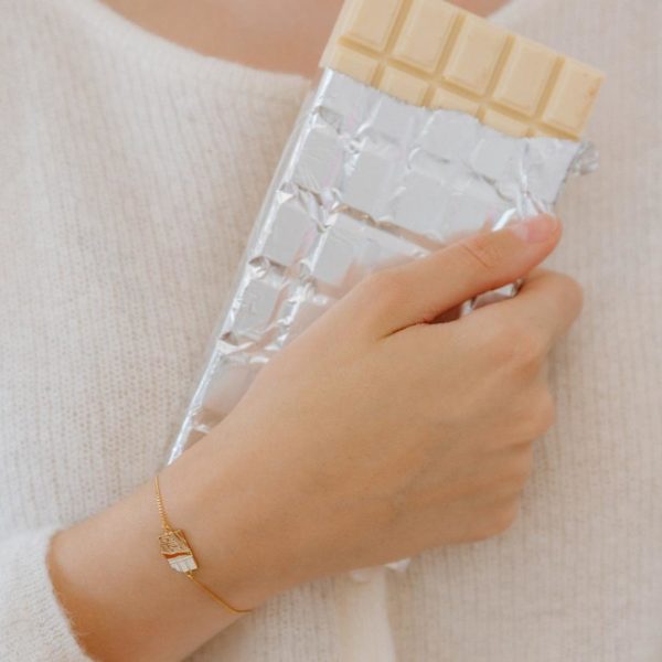 Bracelet choco blanc