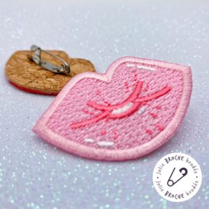 Broche pink kiss