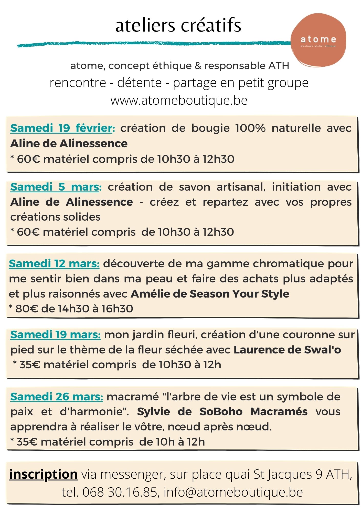 Samedi 5 mars création de savon artisanal, initiation avec Aline de Alinessence - créez et repartez avec vos propres créations solides 🌾 60€ de 10h30 à 12h30