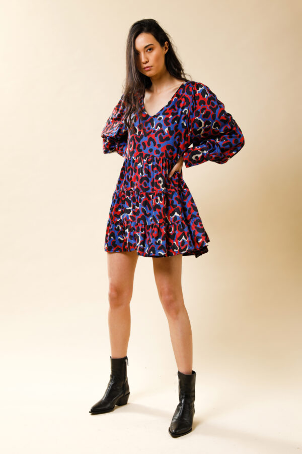 Mini dress babydoll leo – Image 2