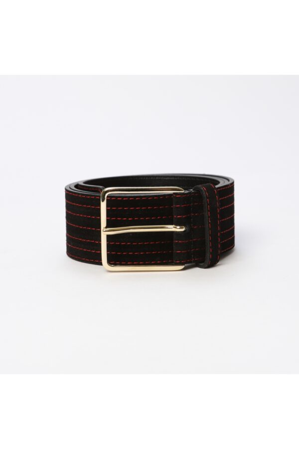 Ceinture nubuck noir