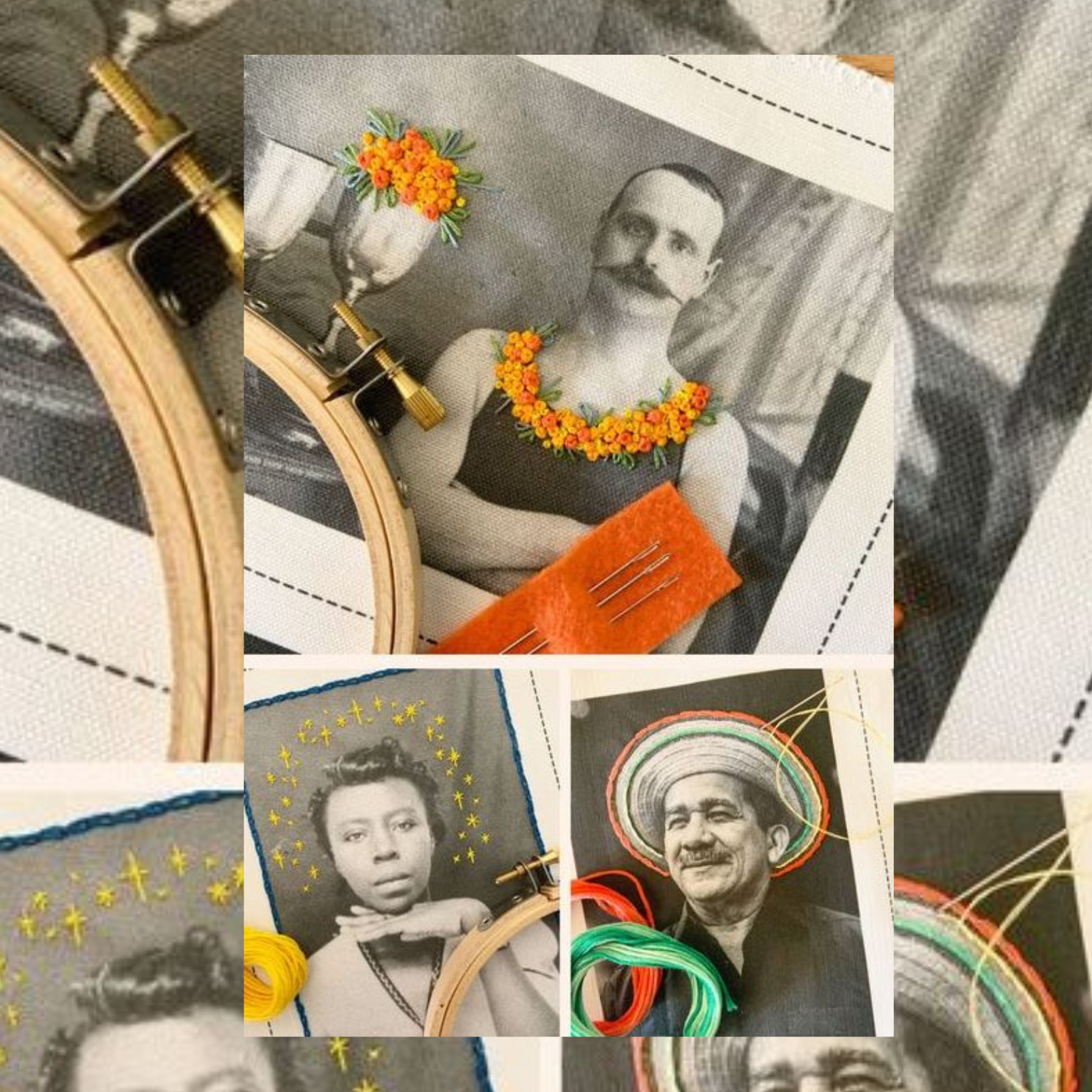 Samedi 12 septembre 2026: Broderie sur photo ou carte de 9h30 à 12h30